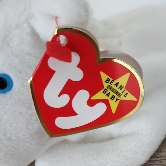 π¦ Ty Beanie Baby βMysticβ the Unicorn 1993 β Non-Iridescent Horn, Vintage - Picture 12 of 16